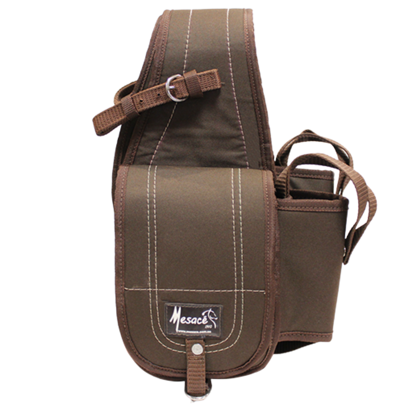 A back bag for storing two water bottles and other items