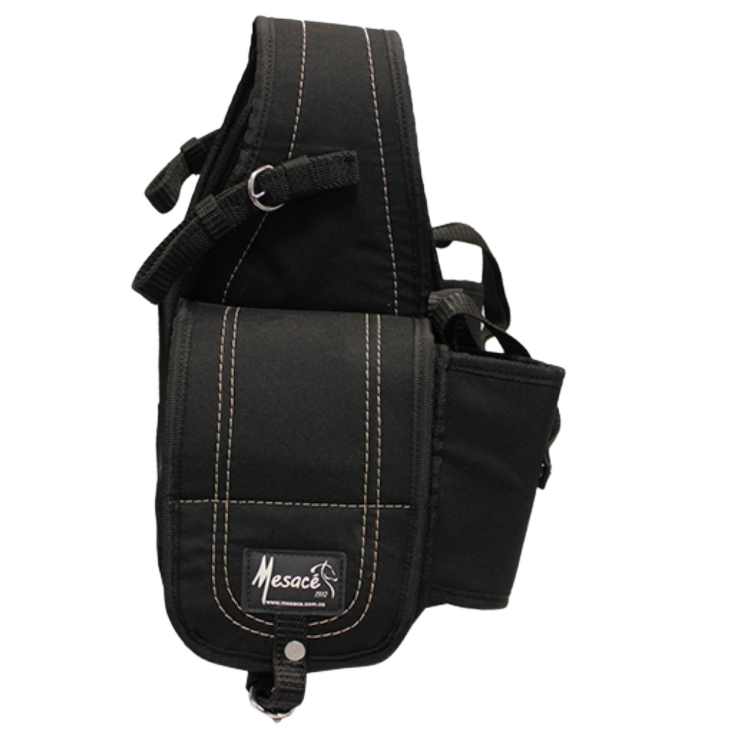 A back bag for storing two water bottles and other items