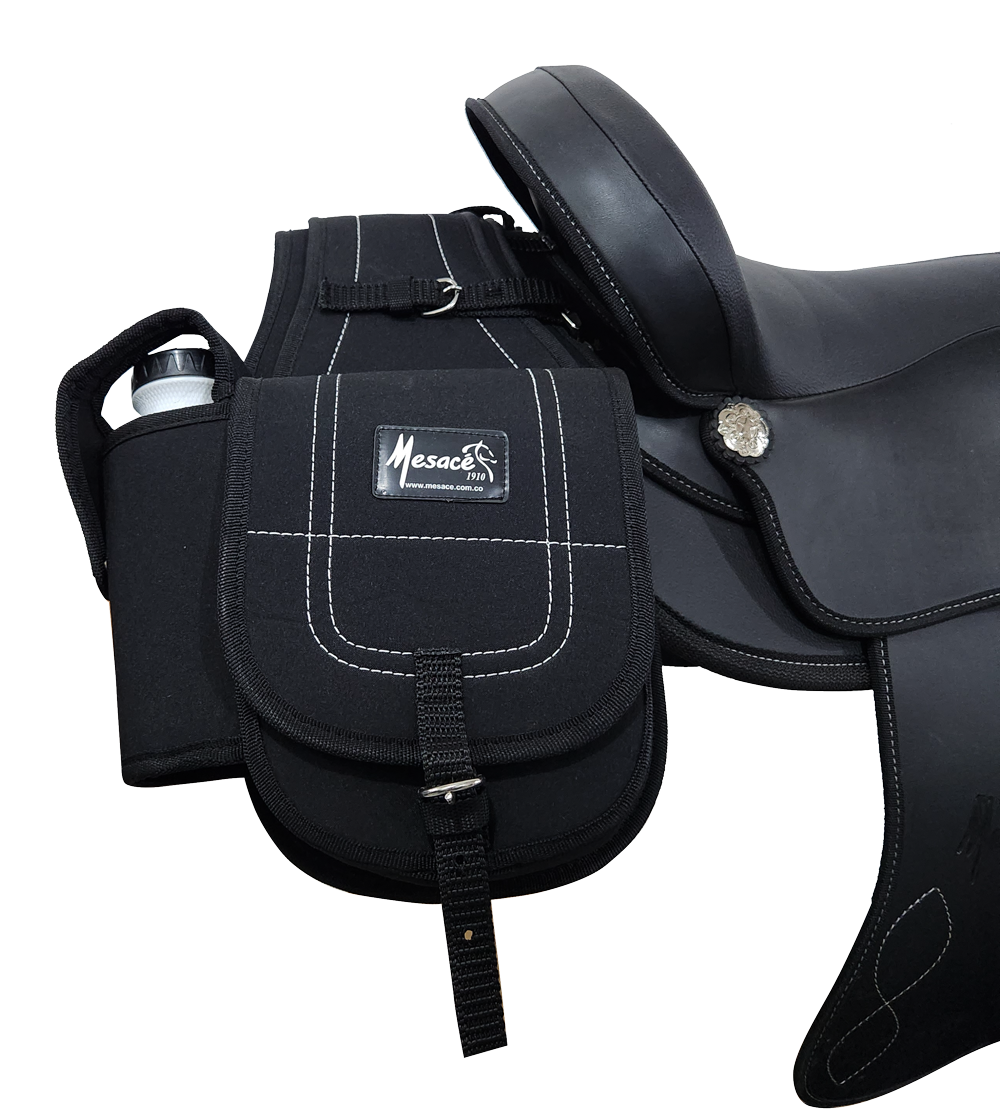 A back bag for storing two water bottles and other items